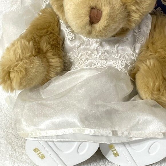 Build-a-Bear in wedding dress and veil. - Picture 3 of 7